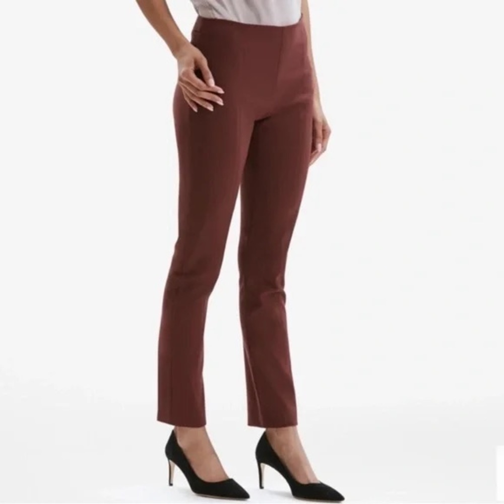 MM Lafluer The Foster Pant in Everstretch Plus Burgundy Size +1 or 2X